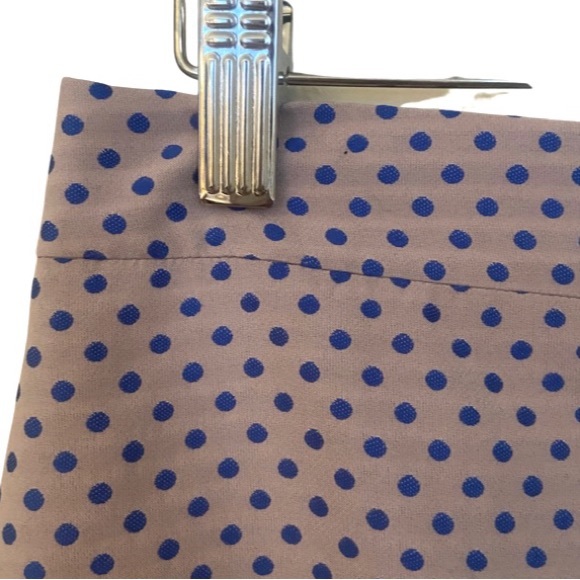 J. Crew | The Pencil Skirt in Royal Blue Polka Dot - Picture 9 of 14
